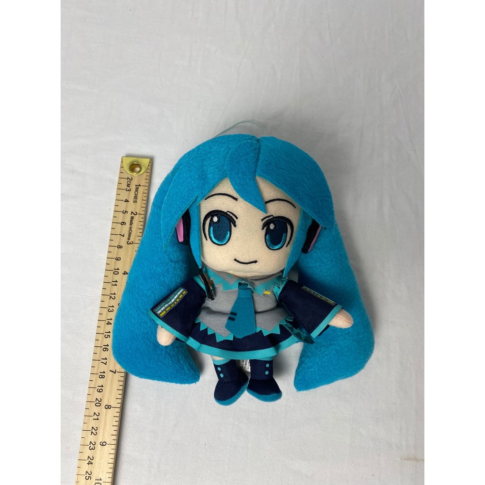 Hatsune Miku Plush Doll‎ Anime Vocaloid Toy Stuffed Animal Blue Hair Kawaii
